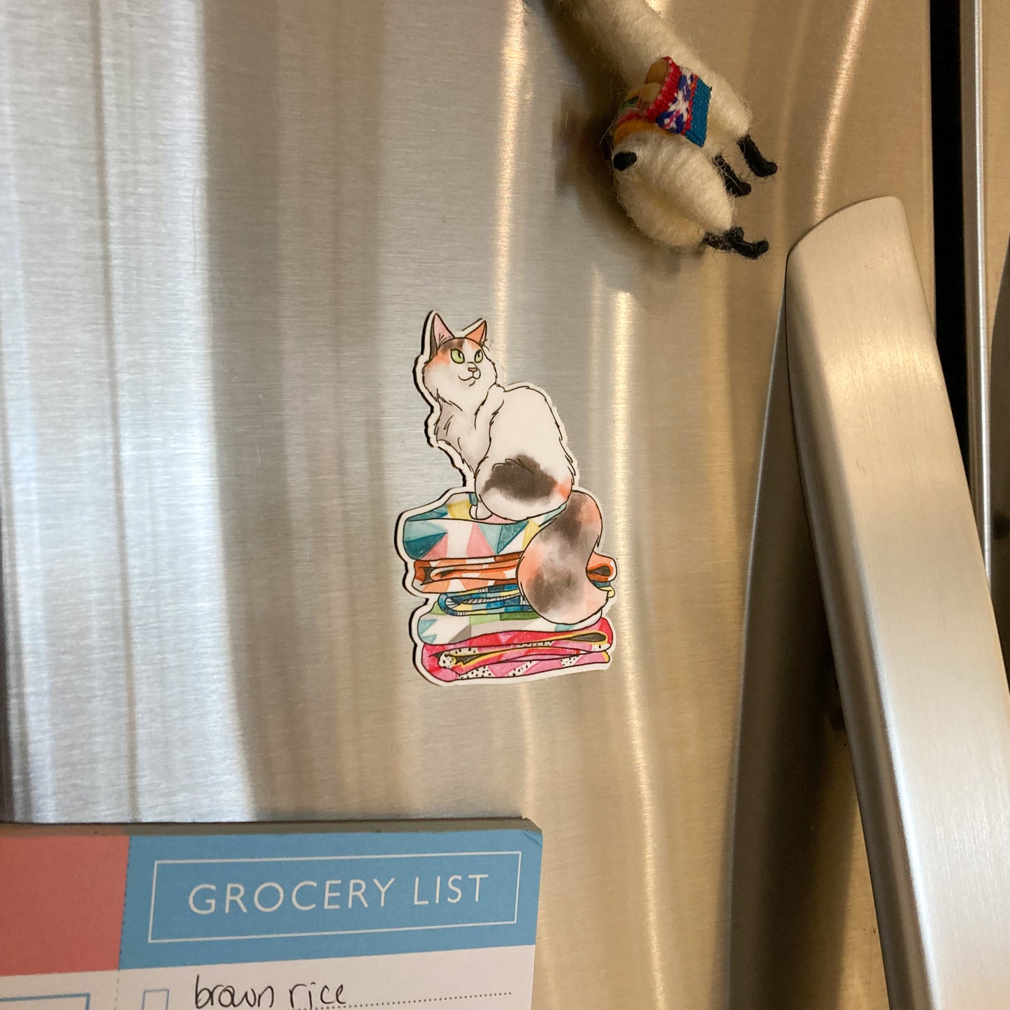 #catsonquiltstacks sticker & magnet bundle