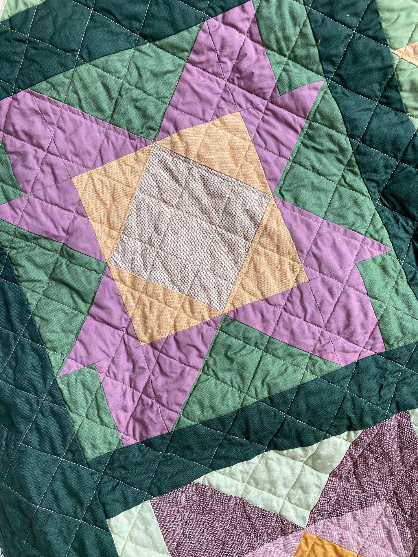 Throw Quilt - Prairie Rose