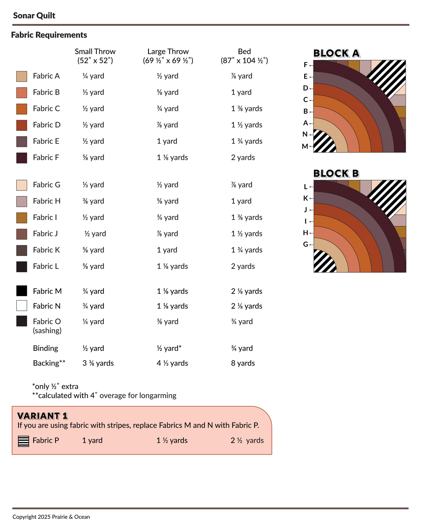 Sonar Quilt Pattern + FPP templates bundle
