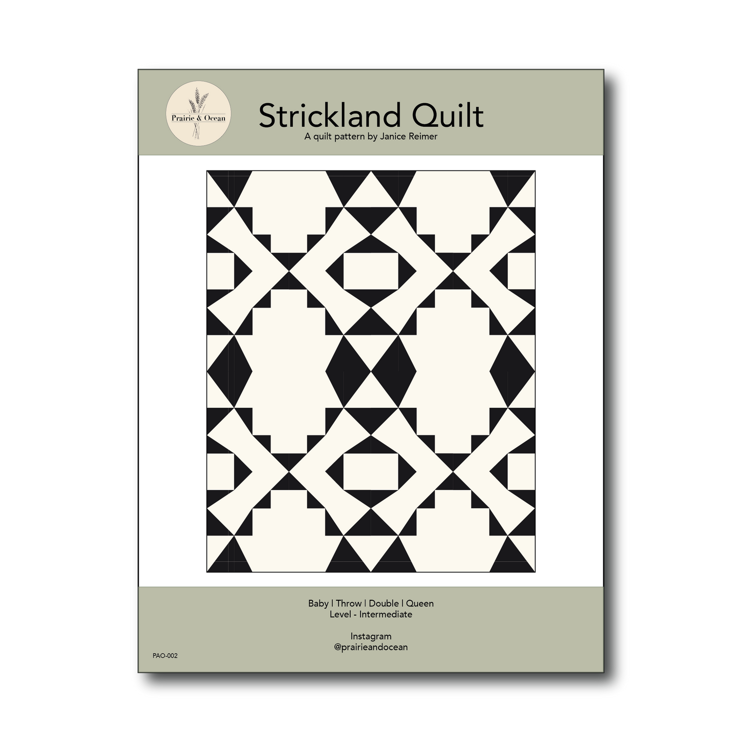 Strickland Quilt Pattern - PDF
