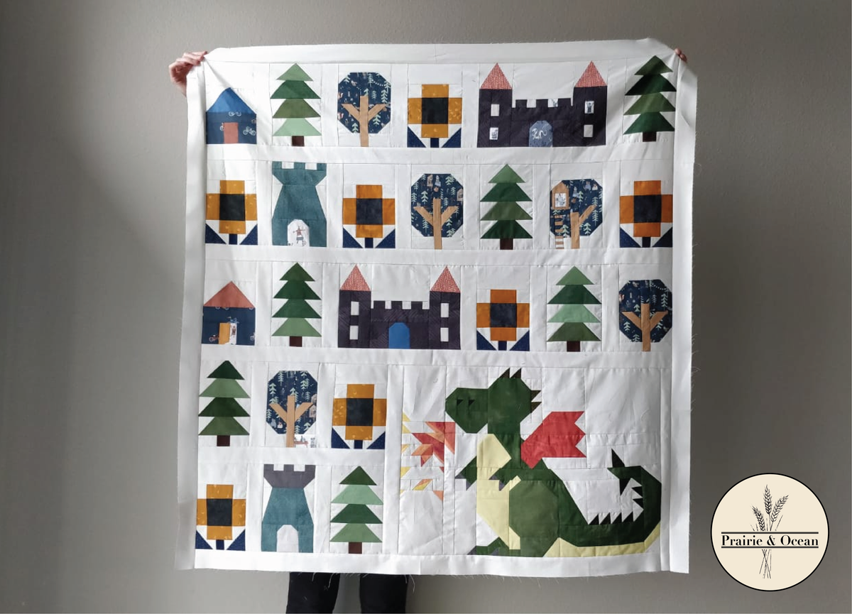 Boris the Dragon Quilt Pattern - PDF – Prairie & Ocean