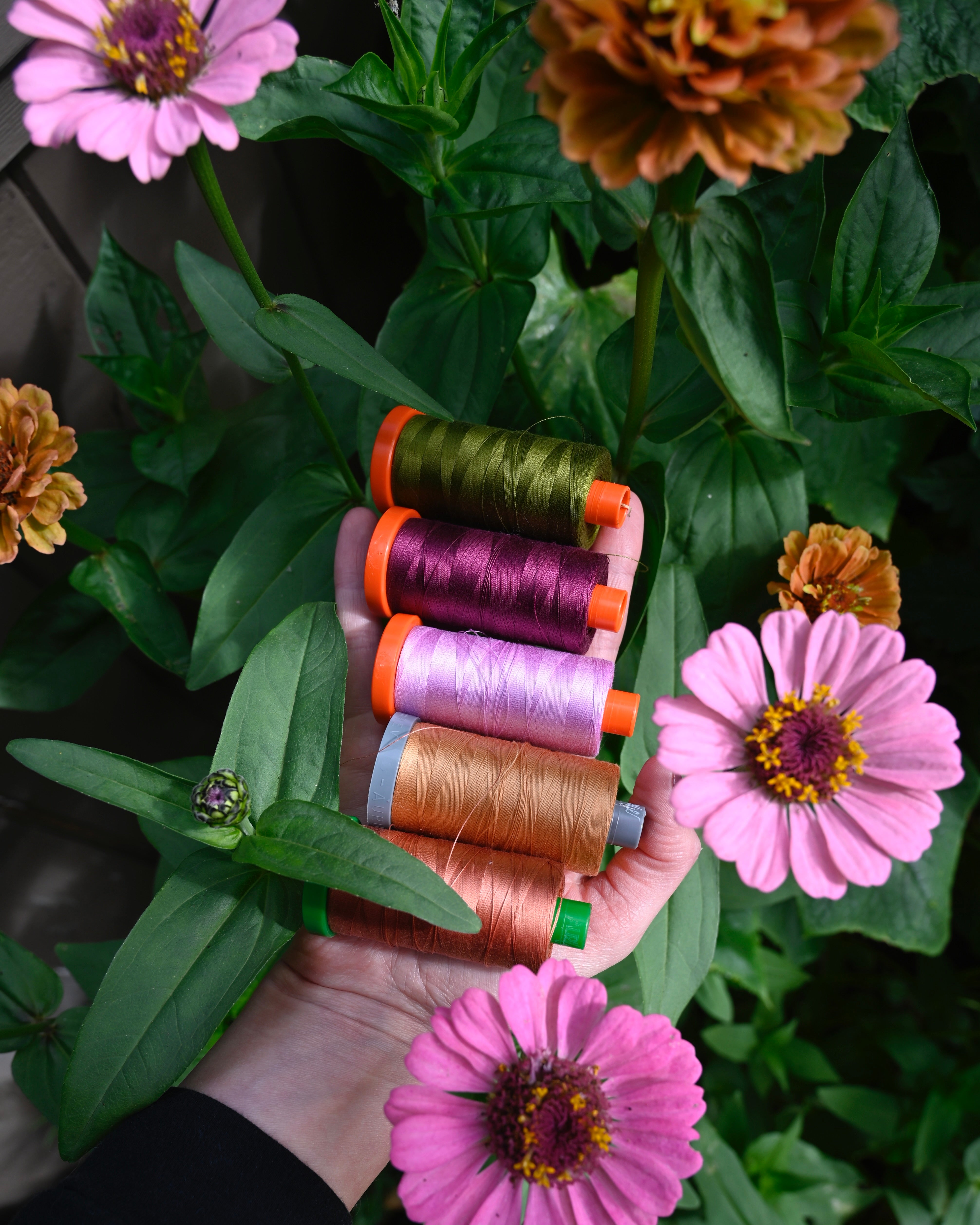 Prairie Fields Aurifil companion thread set