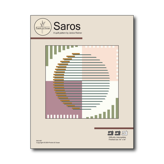 Saros Quilt Pattern - Paper